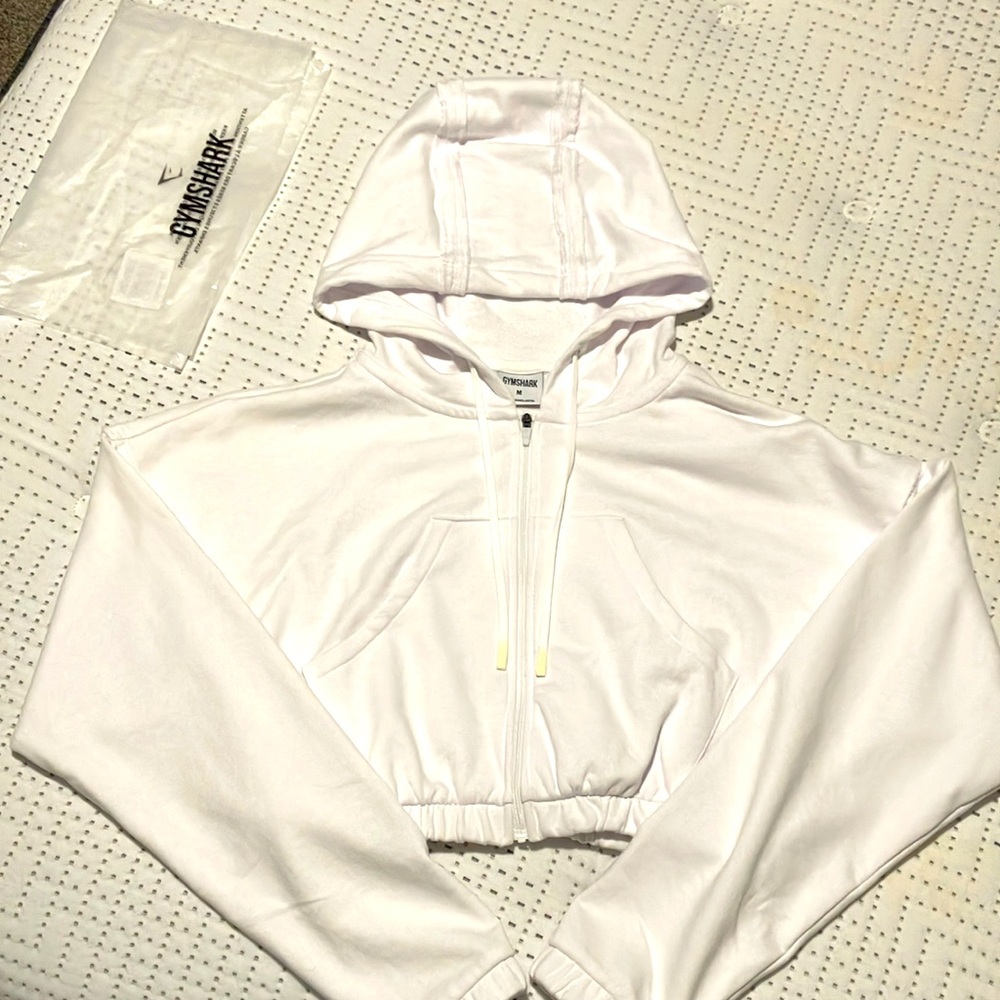 NWOT Gymshark x KK Fit Crop Zip Hoodie